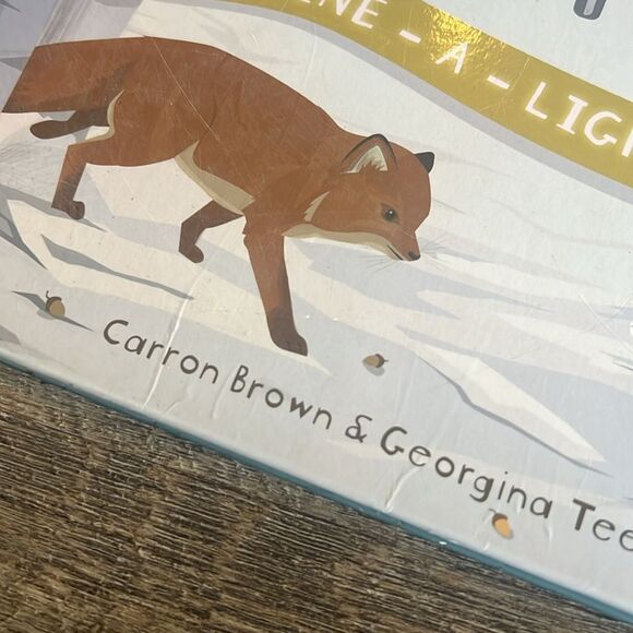 Kane Miller Shine-a-Light Series Secrets of Winter Children’s Flashlight Book - Picture 2 of 9